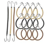 Beatifufu 30 pezzi Elastici per Capelli con Doppio Gancio Fasce Elastiche per Acconciature Donna Leggeri e Delicati su Capelli per Code di Cavallo Chignon e Intrecci Accessori Styling per