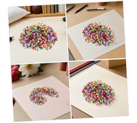 Beatifufu 3000 Pezzi Palline Pompon Morbide per Lavoretti Creativi Decorativo Colorato Fai da Te Palle Soffici Leggere per Progetti Artistici e Festa
