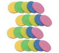 Beatifufu 30pezzi Spugne Facciali Compresse Per Rimozione Make-up Da Rotonde e Assorbenti Per Pulizia Viso Per Viaggi e Uso Quotidiano