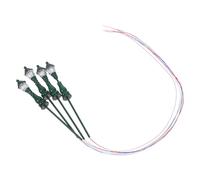 Beatifufu 4 pezzi Decorazione Casa Delle Bambole con Luce Bianca Materiale Resistente e Stabile per Tavolo da Sabbia