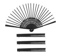 Beatifufu 4 Pezzi Struttura Ventaglio Pieghevole in Bamboo Naturale per Fai da Te Telaio per Ventagli Cinesi e Giapponesi Materiale per Progetti Artistici Artigianato e Decorazioni Party