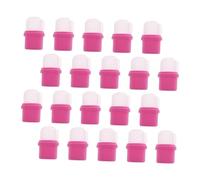 Beatifufu 40pezzi Caps Per Rimozione Unghie Accessori Manicure Portatili Coperchi Soaker Per Unghie Riutilizzabili e Durevoli Per Gel e Smalto Semipermanente