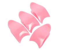 Beatifufu 4pezzi Applicatore Per Pinzette Strumento Per Estensioni Facile Usare Adatto Novizie e Unghie Lunghe Colore Rosa