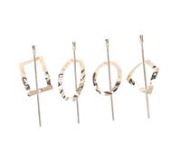 Beatifufu 4pezzi Fermagli Per Stile Retro Per Donne Accessori Eleganti Per Acconciature Updo Inclusi Modelli Ovali Quadrati Romboidali e Geometrici