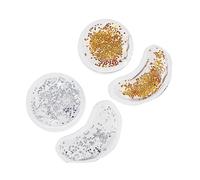 Beatifufu 4pezzi Maschera Gel Refrigerante Per Occhi Patch Per Degli Occhi Gel Glitterato Panni Per Occhiaie e Gonfiore Riutilizzabili e Duraturi Materiale Sicuro e Flessibile