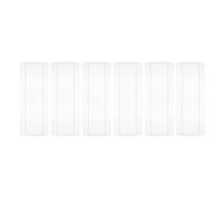Beatifufu 6 Pezzi Palette per unghie trasparente con scomparti per esposizione smalti e pratica professionale, espositore smalti per saloni e fai-da-te