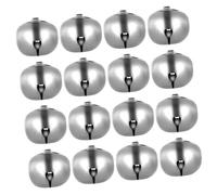 Beatifufu 60 Pezzi Campanellini Natalizi in Decorativi Argento per Fai da Te Accessori DIY per Decorazioni Festive