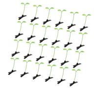Beatifufu 60 Pezzi Mollette per Chioma Spuntone di Fagiolo in Plastica Verde, Clip Chioma Donna Forte e Adorabile per Creare Acconciature, Accessori Divertenti per Ragazze