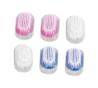 Beatifufu 6pezzi Spazzola Pedicure Doppia Faccia Per Cura Piedi Pietra Pomice Naturale Esfoliante Strumento Rimozione Cellule Morte Leggera e Durevole Per Massaggi Effettuati Mano