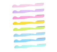 Beatifufu 8 Pezzi Rasoio per Sopracciglia Lamette per Depilazione Facciale Design Strumento Portatile per Donne Facile Usare e Sicuro per La