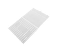 Beatifufu Astuccio Portapenne in Plastica Sette Scomparti, Scatola Organizzata Multiuso per Penne e Stilografiche, Design Semplice e Portatile per Viaggi di Lavoro Stile Casuale