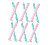 Beatifufu Bigodini per Chioma Flessibili 24 Pezzi Colore Assortito in Pp Riscaldamento Uniforme Kit Portatile per Permanente e Arricciacapelli Corti Uso Domestico