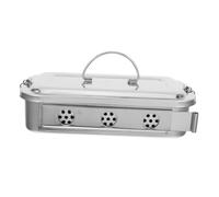 Beatifufu Box in Inossidabile con e Fori Vassoio Organizzatore per Medici Riutilizzabile e Sterilizzabile per Laboratori e Uso Sanitario