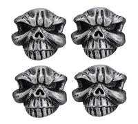 Beatifufu Cappuccio A Testa Di Teschio Per Tappi in Resina Copristelo Per Pneumatici Accessori Creativi Per Biciclette