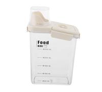 Beatifufu Contenitore Trasparente per con Ermetico in Plastica Riutilizzabile Secchio per e Foglie Tè Conservazione Sicura e Antiumidità per Cucina