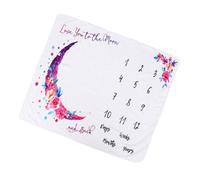 Beatifufu Coperta Fotografica Per Design Fiori e Sfondo Per Shower e Fotografie Mensili Morbida e Comoda Per Momenti Speciali