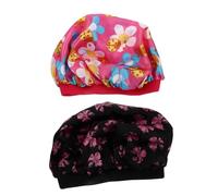 Beatifufu Cuffia Da Notte Elastica Per Bambini Con Fiori Per Il Bagno Per Bambini Cappello Da Sole Per Luso Quotidiano