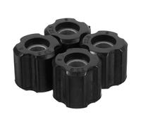 Beatifufu Kit 4 Pezzi Boccola ASSE Anteriore 26 mm/28 mm, Grass Trimmer Bushing PE Nero, Cuscinetti Rotanti 22,5 mm, per Decespugliatori e Brush Cutters, Installazione Facile