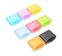 Beatifufu Organizer Per Medicinali Piccolo Da Viaggio Set Con Chiusura Ermetica Divisibile Per Mattina Mezzogiorno Sera Compatto Per Borsa