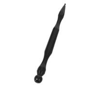 Beatifufu Ox Horn Acupressure Pen Dual-head Facial Reflexology Tool For Precise Pressure Point Massage Portable Buffalo Horn Material Stick For Deep Tissue Relaxation And Muscle Tension
