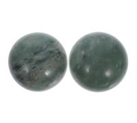 Beatifufu Palline di Baoding in Pietra 2 Pezzi per Esercizi Mano e Dita, 5 Cm, Migliorano Forza Manuale con Rotazioni, per Ufficio e Meditazione con Scatola Inclusa
