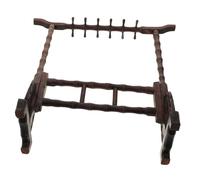 Beatifufu Porta Pennelli Calligrafia Cinese in Bambù con Supporto Appendibile Organizer Pratico per Pennelli da Scrittura Stand Elegante per Artisti e Amanti della Cultura Cinese