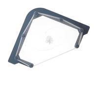 Beatifufu Porta Sacchetti Filtro Triangolare per Scarico Cucina Supporto Angolare per Lavello con Rete Organizer Pratico per Rifiuti Alimentari Adesivo senza Tracce Compatibile con Superfici