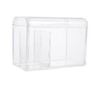 Beatifufu Scatola per Dischetti Struccanti Trasparente con Coperchio Scatola Porta Cosmetici Compatta per Trucco e Piccoli Oggetti Organizer Multifunzione per Bagno e Toeletta