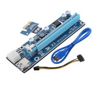 Beatifufu Scheda Grafica Esterna a Pci-e X16 Mini Pci-e per Portatile Blu | Cavo USB da 60cm, per Monitor Esterni e Calcolo Grafico, 115g