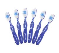 Beatifufu Set 6 Spazzolini da Denti Mini per Prigione con Testina Grande, Setole Morbide e Manico Ergonomico, Spazzolini Portatili per Uso Quotidiano in Istituti Penitenziari