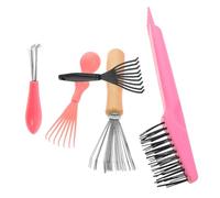 Beatifufu Set Di 5 Pettini Per Pulizia Denti Larghi E Pettine Ad Aria Mini Pettine Portatile Per Barbieri E Uso Domestico