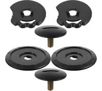 Beatifufu Set Kit Fissaggio 6 Pezzi per Casco Moto Base Meccanismo Versatile e Accessori Pc, come Porta Casco Moto per Installazione e Sostituzione