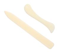 Beatifufu Strumento Piegatore per Ossa in Plastica ABS 2 Pezzi Tagliacarte Incorporato, per Scrapbooking, Rilegatura, Lavori di Carta e Cucito, Portatile e Resistente