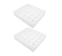 Beatifufu Vassoio Per Uova in Cotone Perlato 20 Griglie Contenitore Per Uova Di Gallina Imbottitura