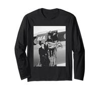 Beatlemania I Beatles & Brian Epstein sbarcano a Londra 1964 Maglia a Manica