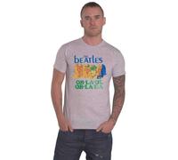 Beatles the - Rock Off The Beatles T Shirt OB-La-di Nuovo Ufficiale Unsex Grigio Size L