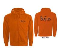 Beatles the - Felpa # L Unisex Orange # Drop T Logo
