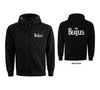 Beatles (The): Drop T Logo (Back Print) (Felpa Con Cappuccio Donna Tg. 2XL) -