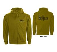 Beatles the - Felpa # Xxxl Unisex Green # Drop T Logo