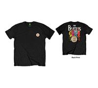 Beatles the - T-Shirt # M Unisex Black # Sgt Pepper