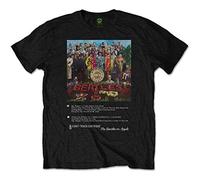 Beatles the - T-Shirt # S Black Unisex # Sgt Pepper