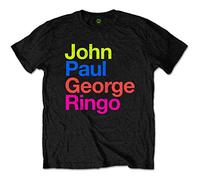 Beatles the - T-Shirt # Xl Black Unisex # Jpg&R Pepper Suit Colours