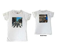 Beatles - the - T-Shirt # Xxl Ladies White # Abbey Road
