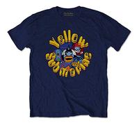 Beatles - the - T-Shirt # Xxl Unisex Blue # Yellow Submarine Baddies