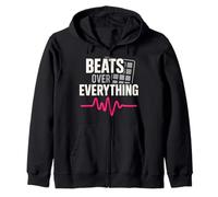 Beatmaker Produttore Musicale EDM Trappola Hip Hop Regalo Felpa con Cappuccio