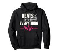 Beatmaker Produttore Musicale EDM Trappola Hip Hop Regalo Felpa con Cappuccio