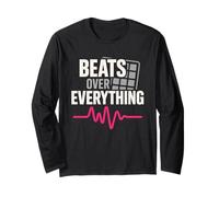 Beatmaker Produttore Musicale EDM Trappola Hip Hop Regalo Maglia a Manica