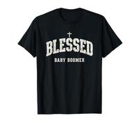 Beato Baby Boomer Christian Vintage Fede Regali Abbigliamento Maglietta