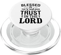 Beato colui che confida nel Signore Amore Cristiano PopSockets PopGrip per MagSafe