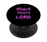 Beato Colui che confida nel Signore Geremia 17:7 PopSockets PopGrip Adesivo